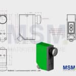 LMT4-F2-200-a Skizze  Sensor Fluoreszenz optisch | MSM Markiersysteme Kennzeichnungssysteme