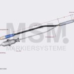 MK13 V2D25 1-Ventil Markierkopf Farbmarkiersystem | MSM Markiersysteme Kennzeichnungssysteme